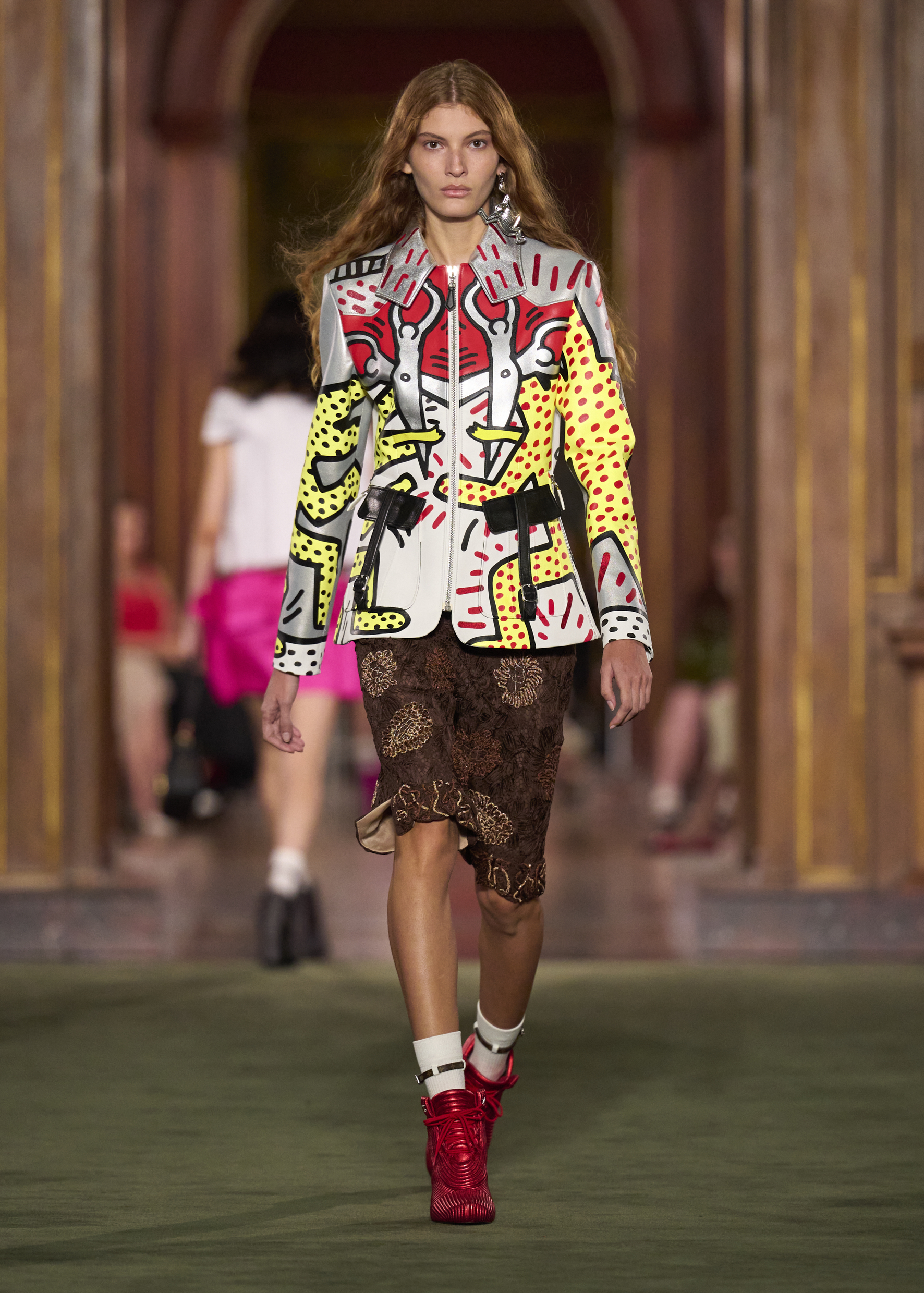LOUIS VUITTON ルイヴィトン シルクワンピース 34 キャメル Louis Vuitton | 2027 Cruise Collection